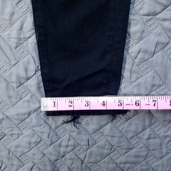 American Eagle Jeans Womens 6 Short Black Jegging Next Level Stretch Dark Denim - Picture 4 of 12